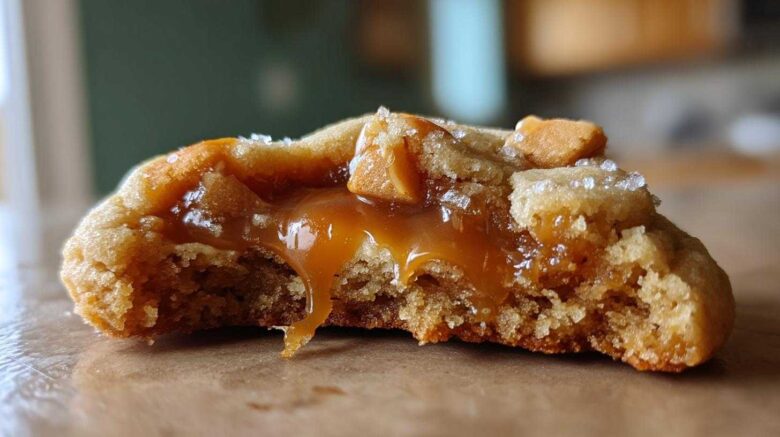 Apple Cider Caramel Cookies