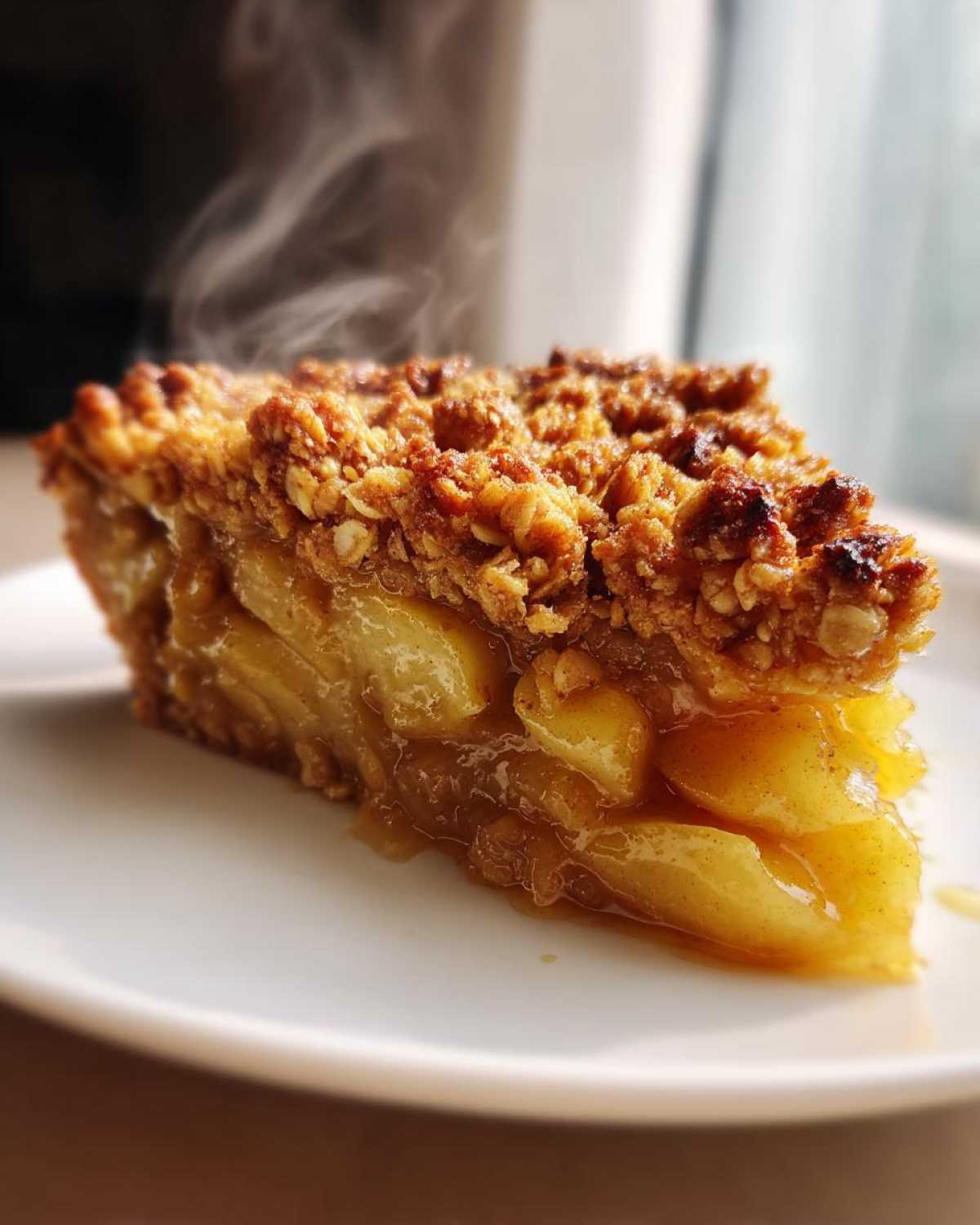 Apple Crumble with Oat Topping - detail 3