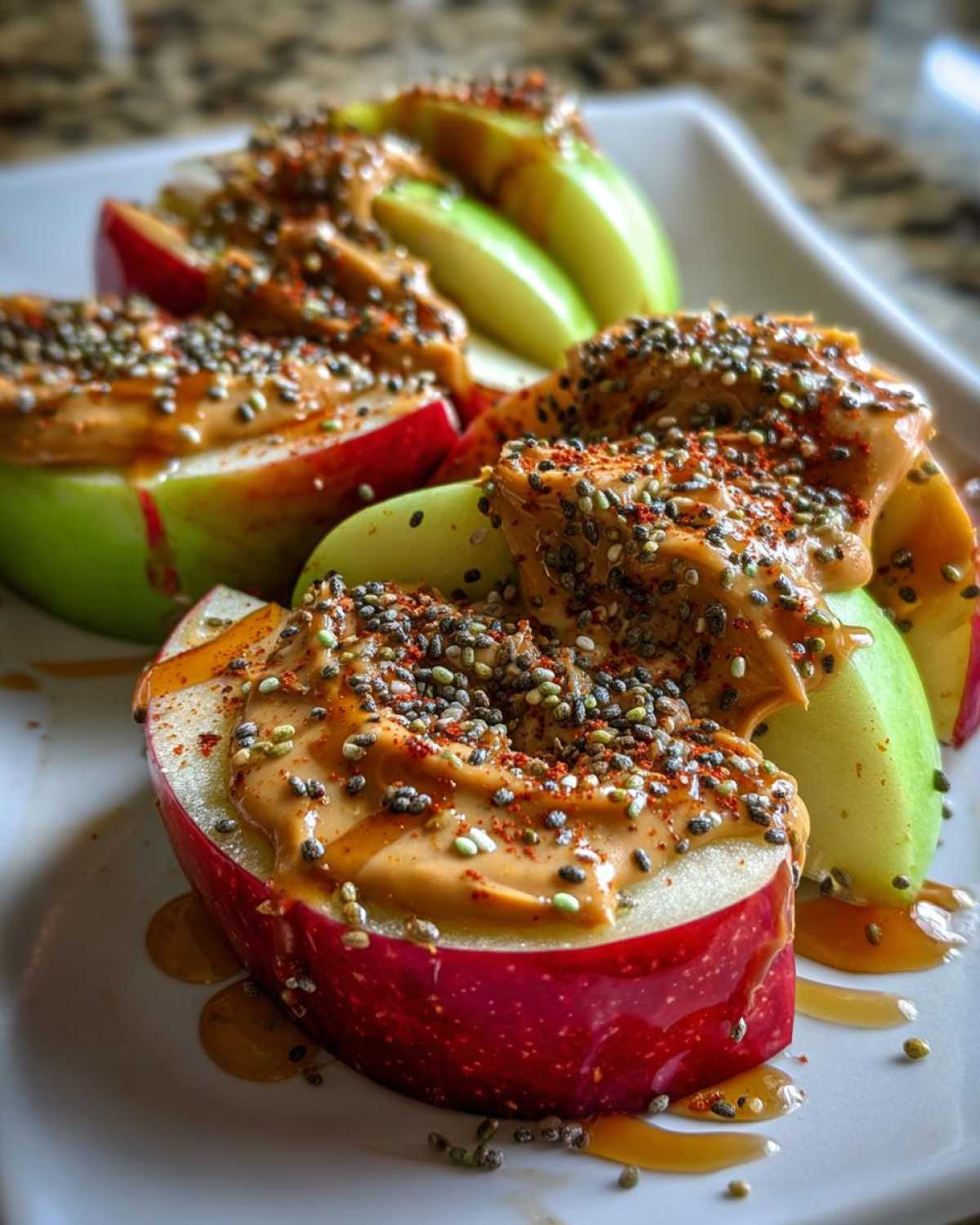 Apple Slices with Peanut Butter - detail 3