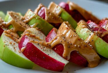 Apple Slices with Peanut Butter