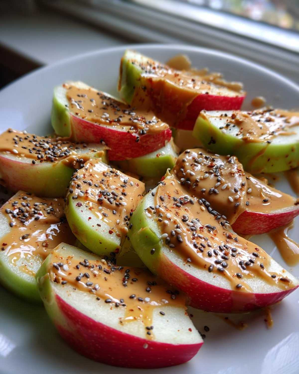 Apple Slices with Peanut Butter - detail 4