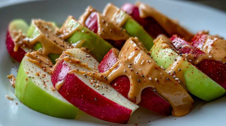 Apple Slices with Peanut Butter