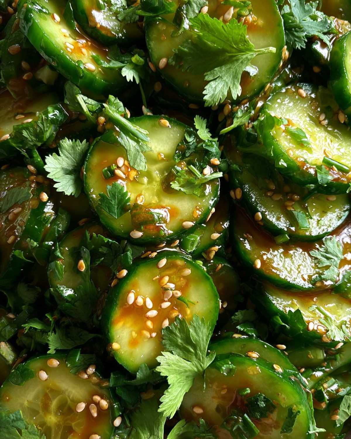 Asian Cucumber Salad - detail 2