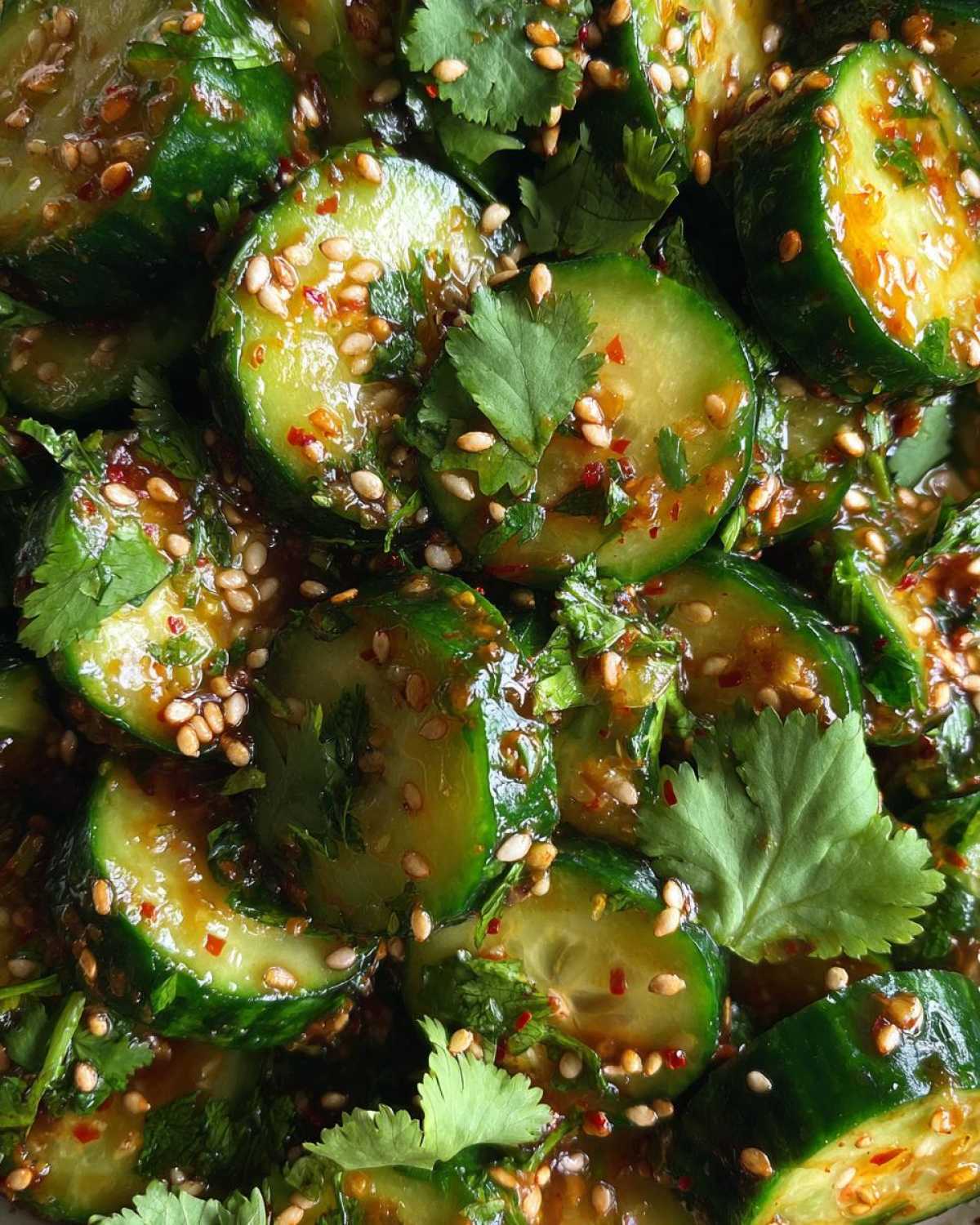 Asian Cucumber Salad - detail 3