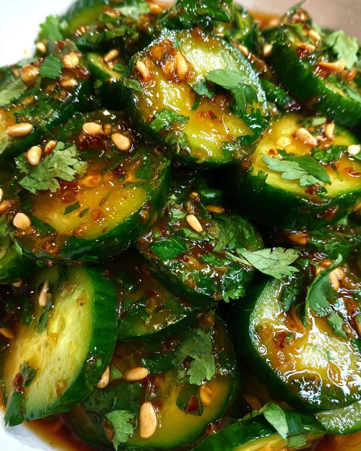 Asian Cucumber Salad - detail 4