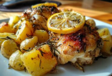 Baked Lemon Herb Chicken and Potatoes