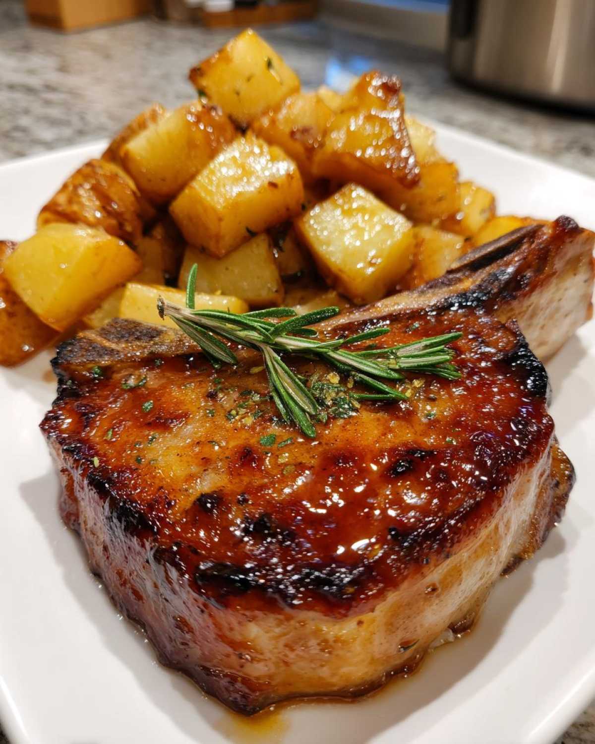 Baked Pork Chops and Potatoes - detail 4