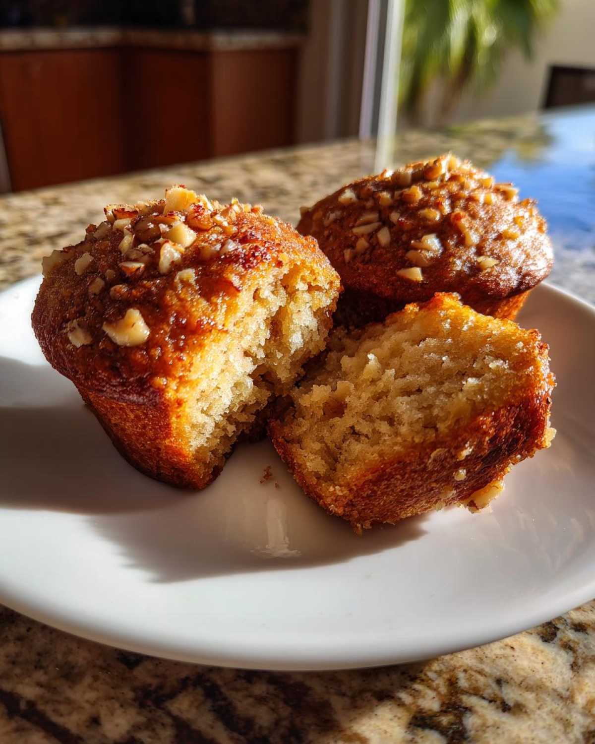Bakery-Style Banana Nut Muffins - detail 1