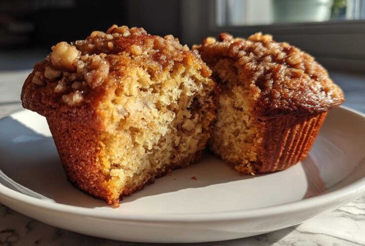 Bakery-Style Banana Nut Muffins