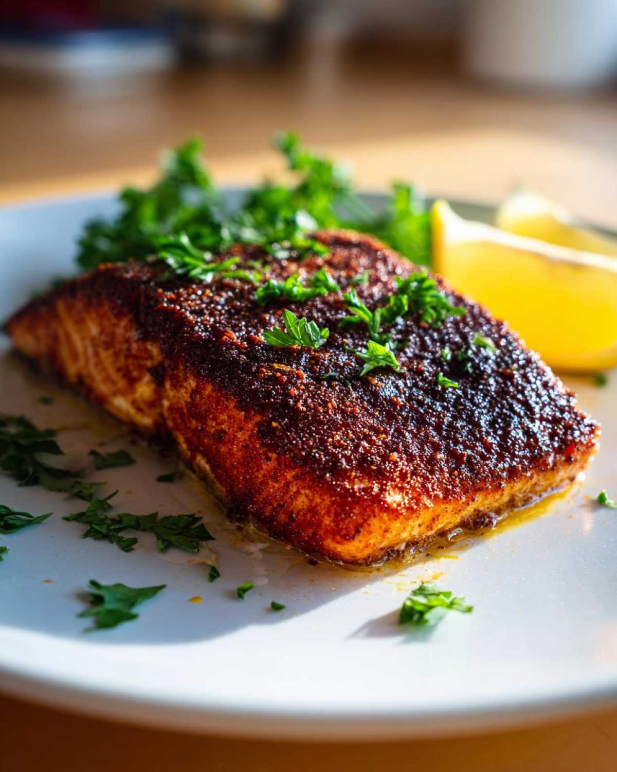 Blackened Salmon - detail 3