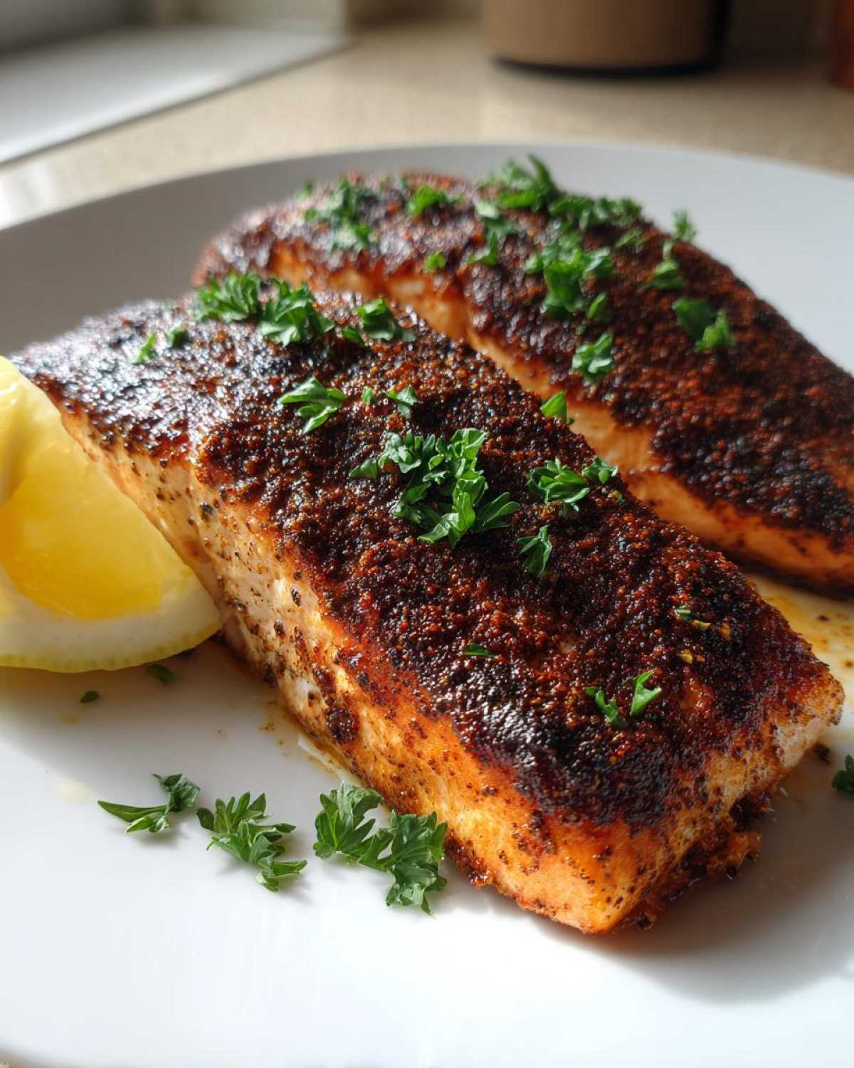 Blackened Salmon - detail 4