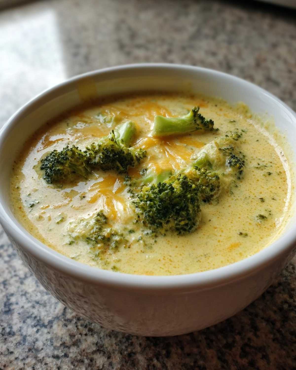 Broccoli Cheddar Soup - detail 2