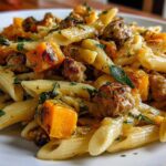 Butternut Squash and Sausage Pasta