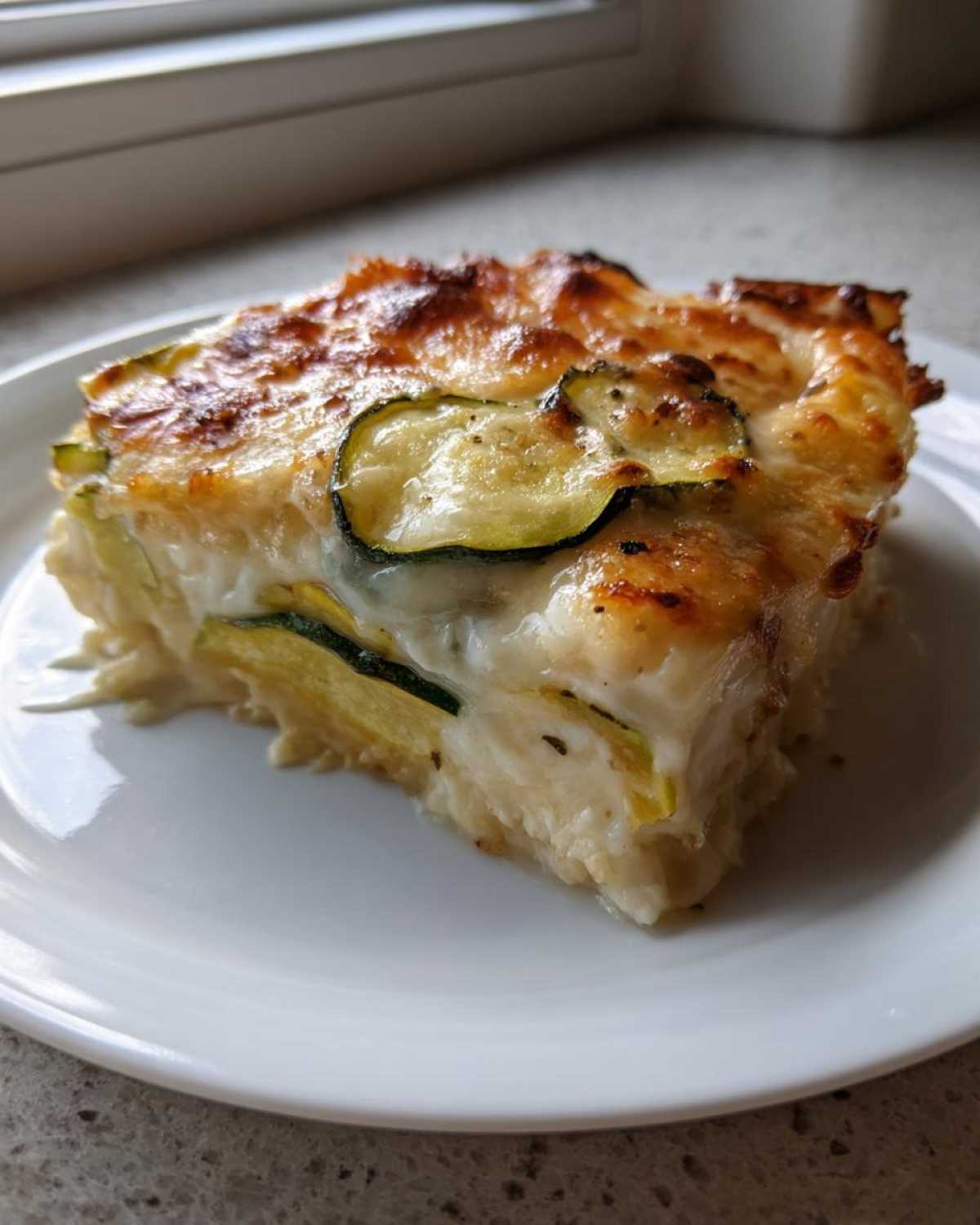 Cheesy Zucchini and Squash Gratin - detail 1