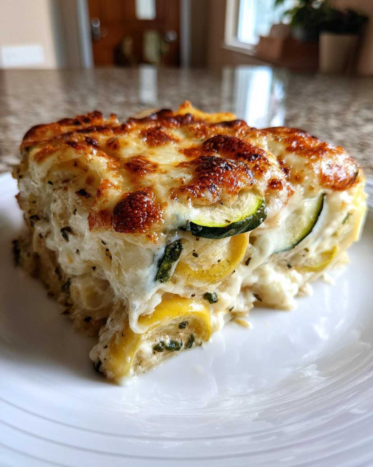 Cheesy Zucchini and Squash Gratin - detail 4