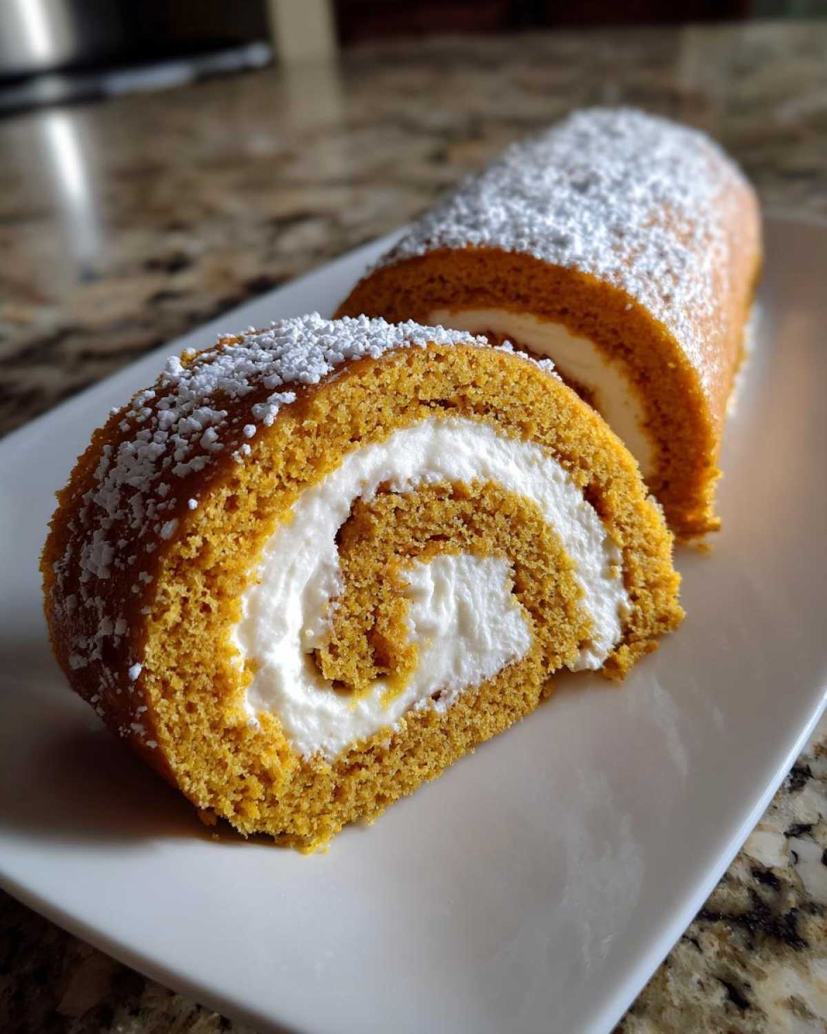 Classic Pumpkin Roll with Cream Cheese Filling - detail 1