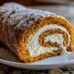 Classic Pumpkin Roll with Cream Cheese Filling