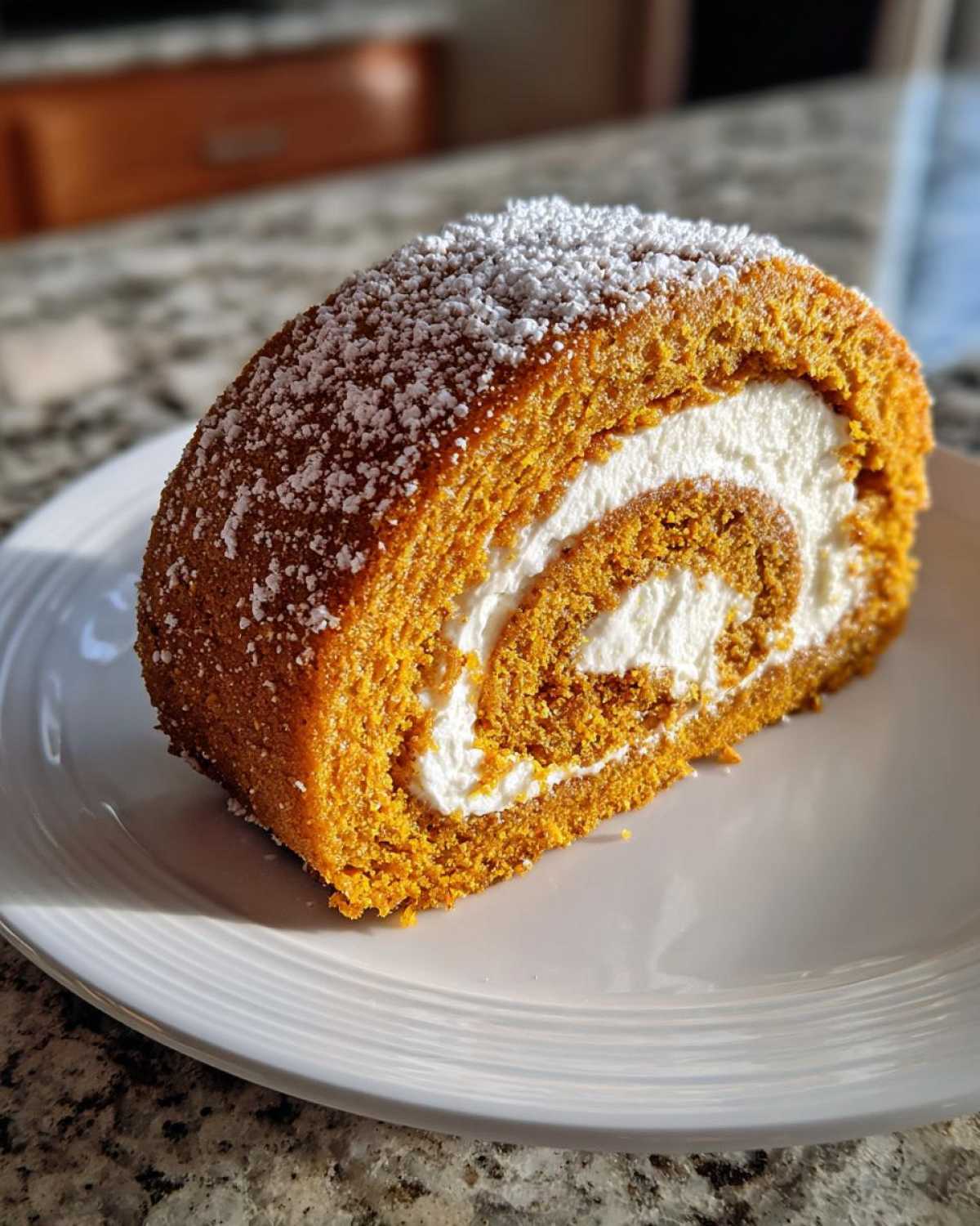 Classic Pumpkin Roll with Cream Cheese Filling - detail 3