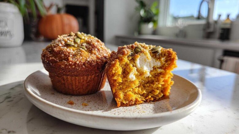 Copycat Starbucks Pumpkin Cream Cheese Muffins