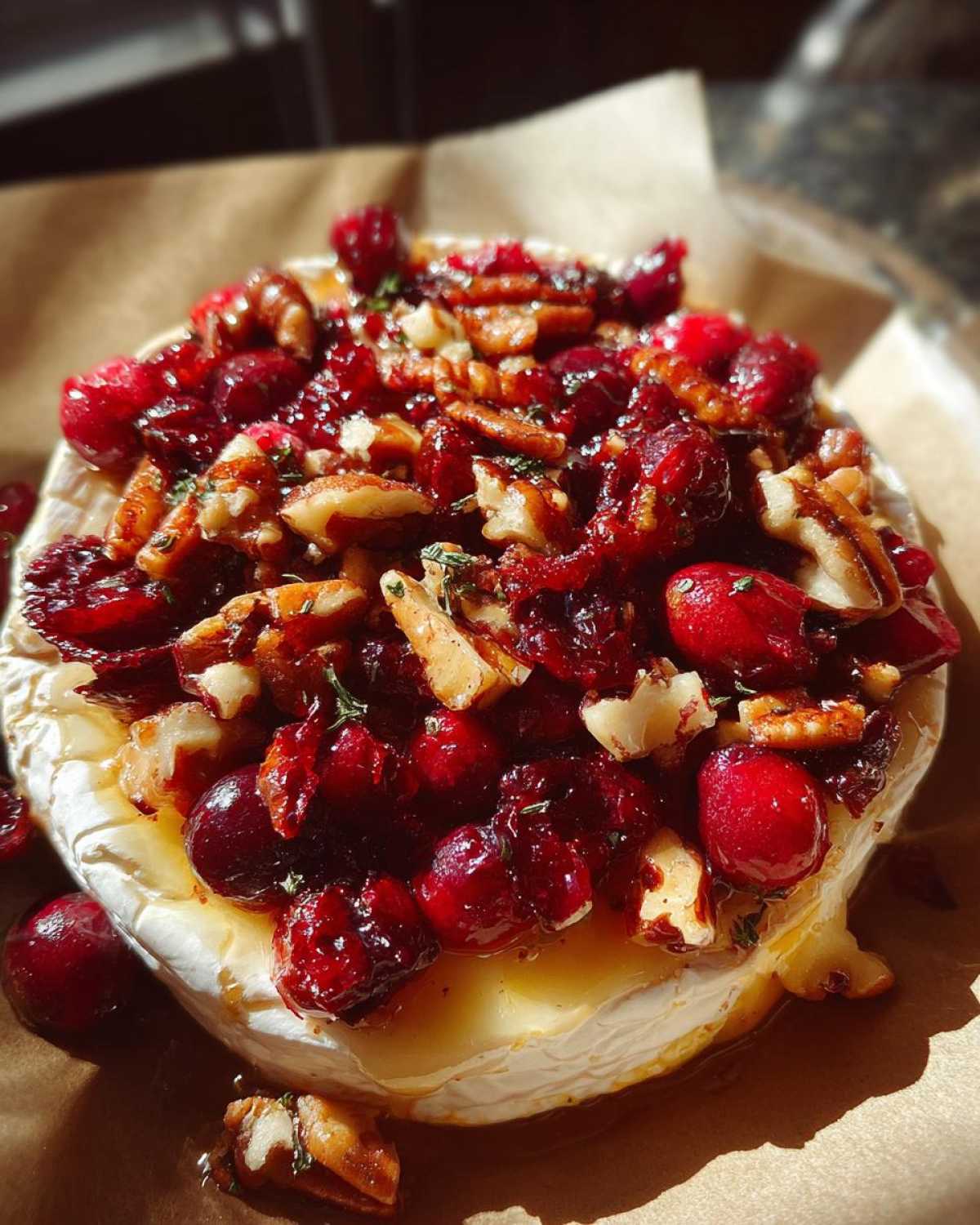 Cranberry Apple Baked Brie - detail 1