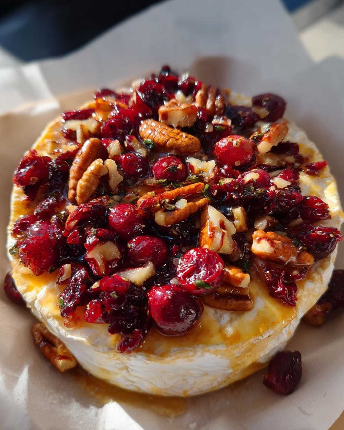 Cranberry Apple Baked Brie - detail 4