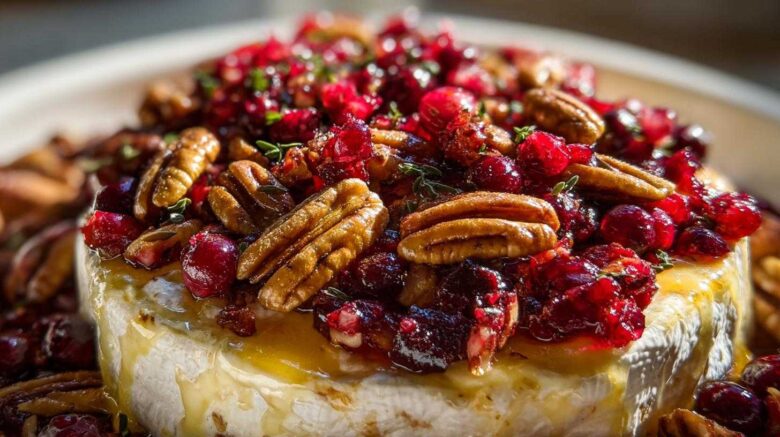 Cranberry Apple Baked Brie