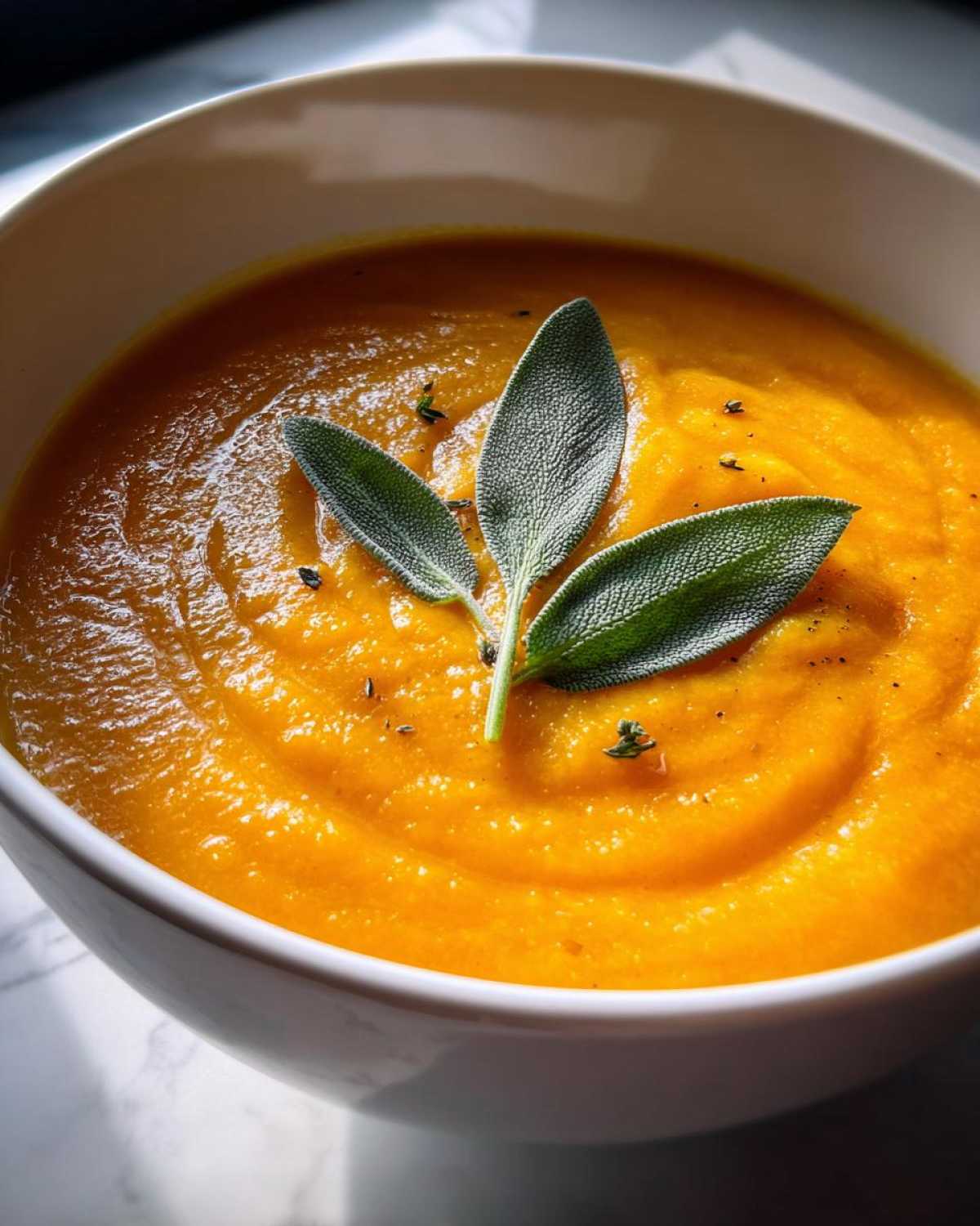 Creamy Butternut Squash Soup - detail 1
