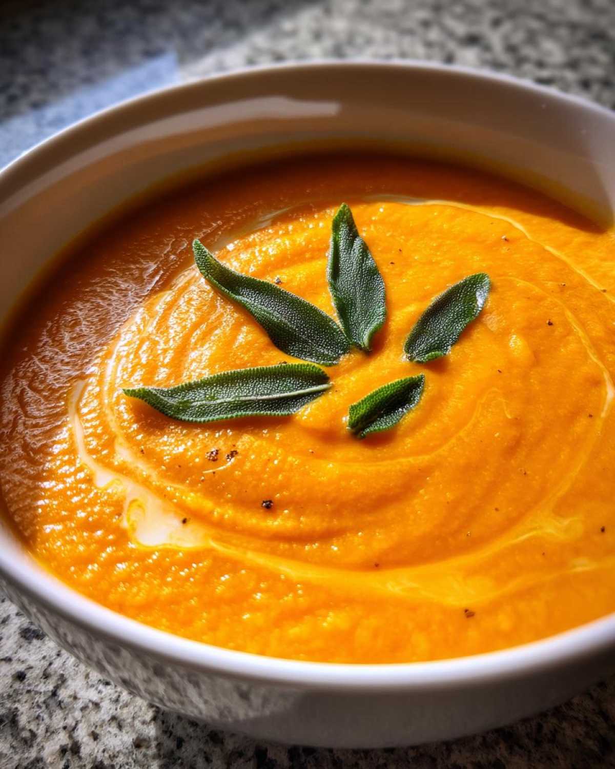 Creamy Butternut Squash Soup - detail 3