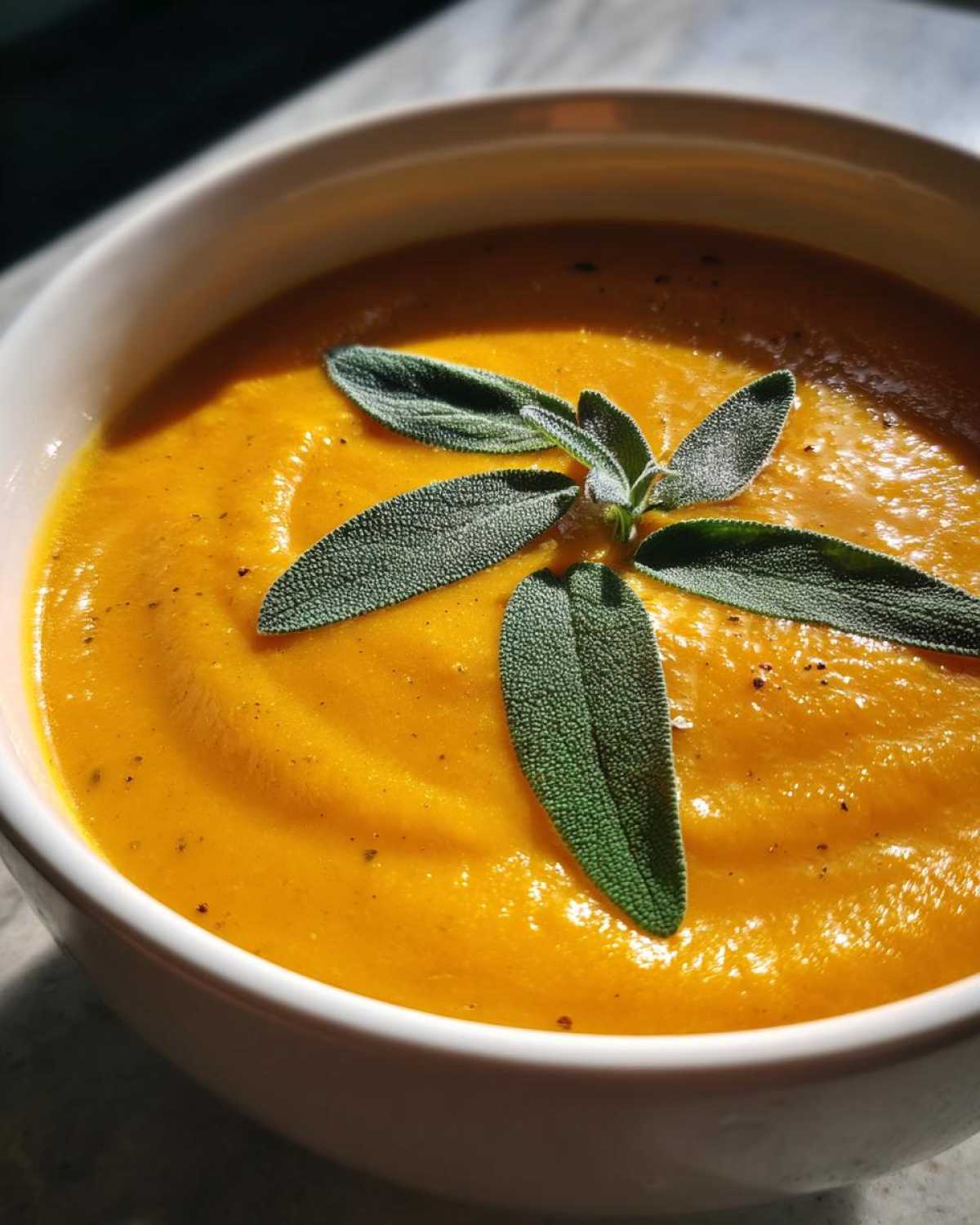 Creamy Butternut Squash Soup - detail 4