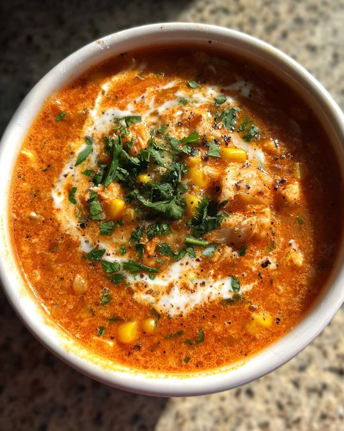 Creamy Chicken Taco Soup - detail 4