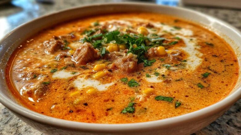Creamy Chicken Taco Soup