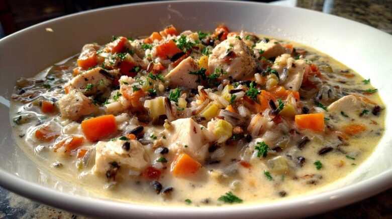 Creamy Chicken and Wild Rice Soup