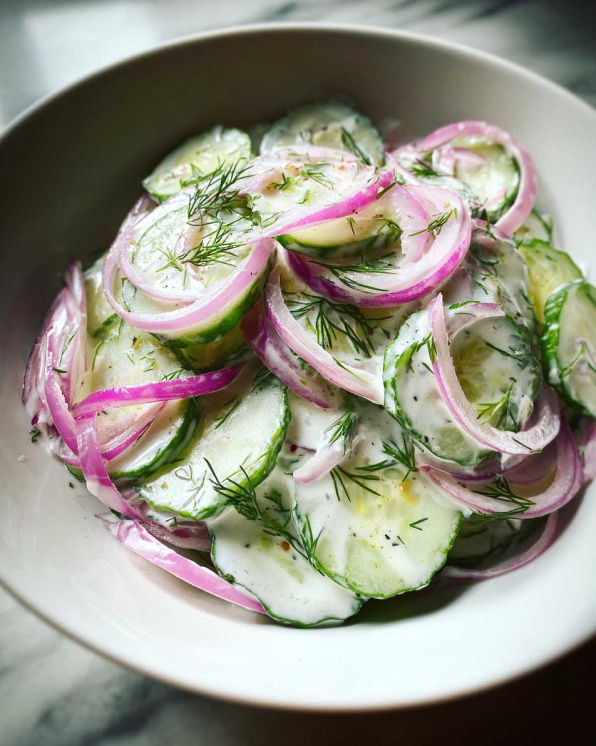 Creamy Cucumber Salad - detail 4