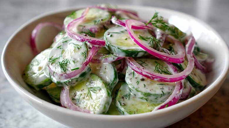 Creamy Cucumber Salad