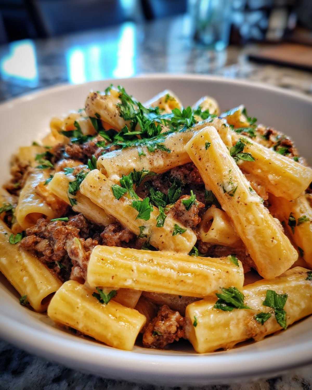 Creamy Ground Beef Pasta - detail 1