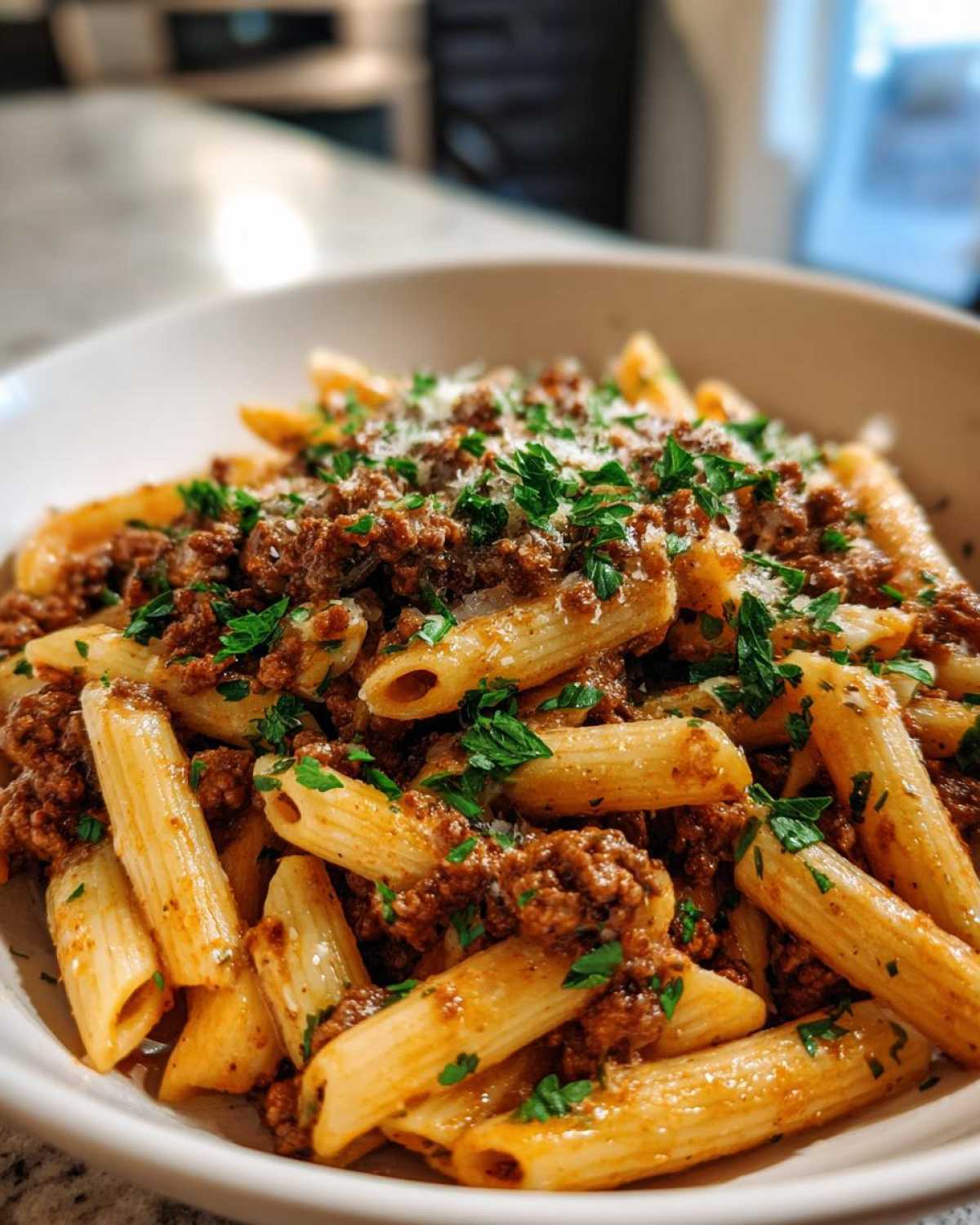 Creamy Ground Beef Pasta - detail 2