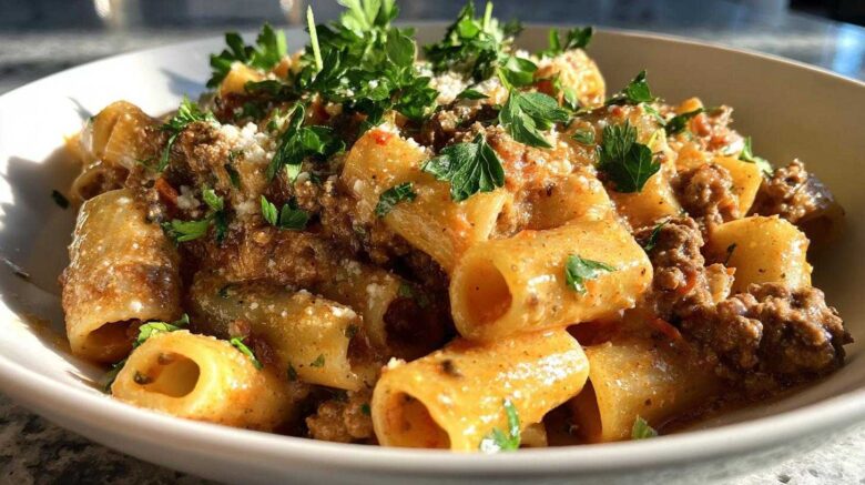 Creamy Ground Beef Pasta