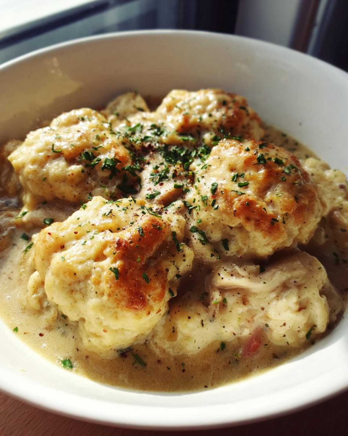 Crockpot Chicken and Dumplings - detail 1