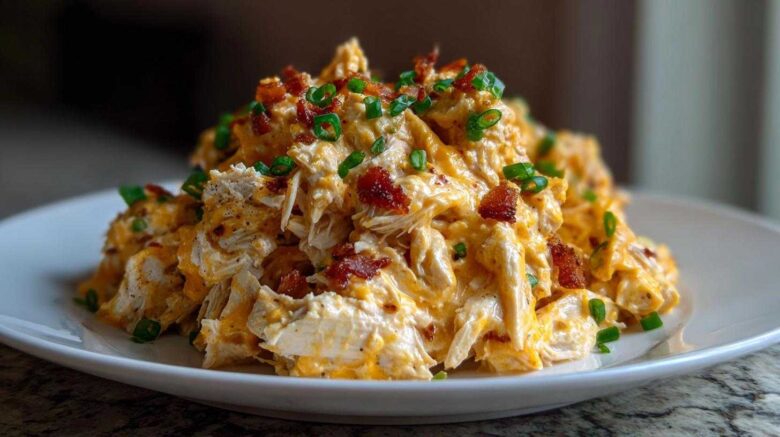 Crockpot Crack Chicken (Bacon Cheddar Ranch)