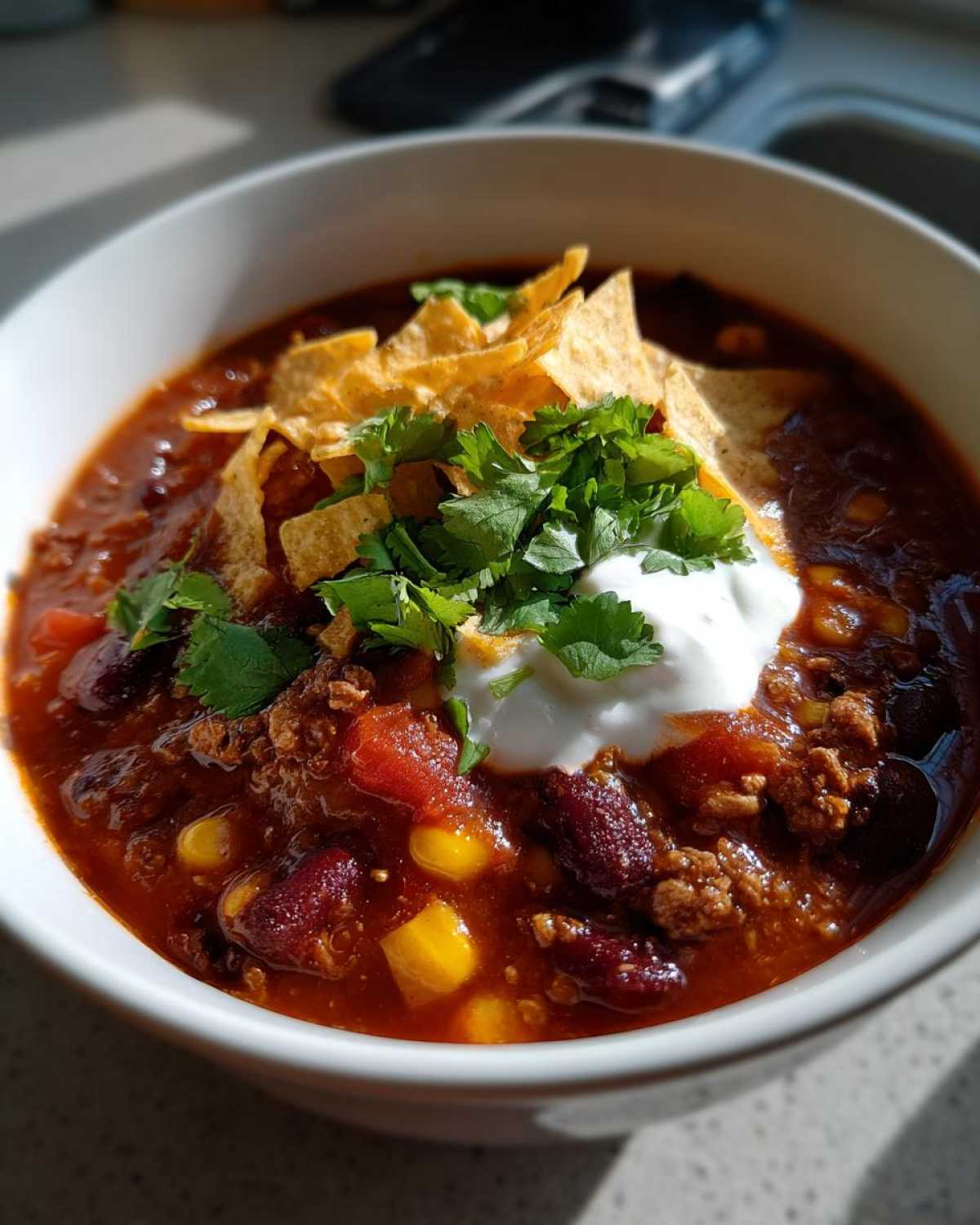 Crockpot Taco Soup - detail 4
