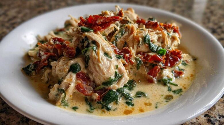 Crockpot Tuscan Chicken