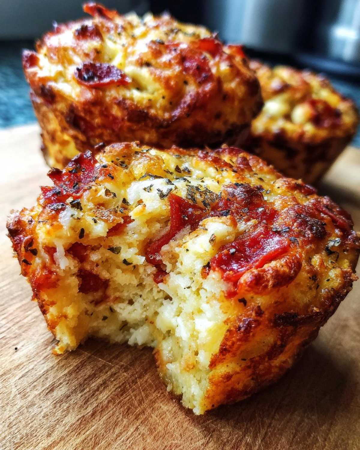 Easy Pepperoni Pizza Muffins - detail 4