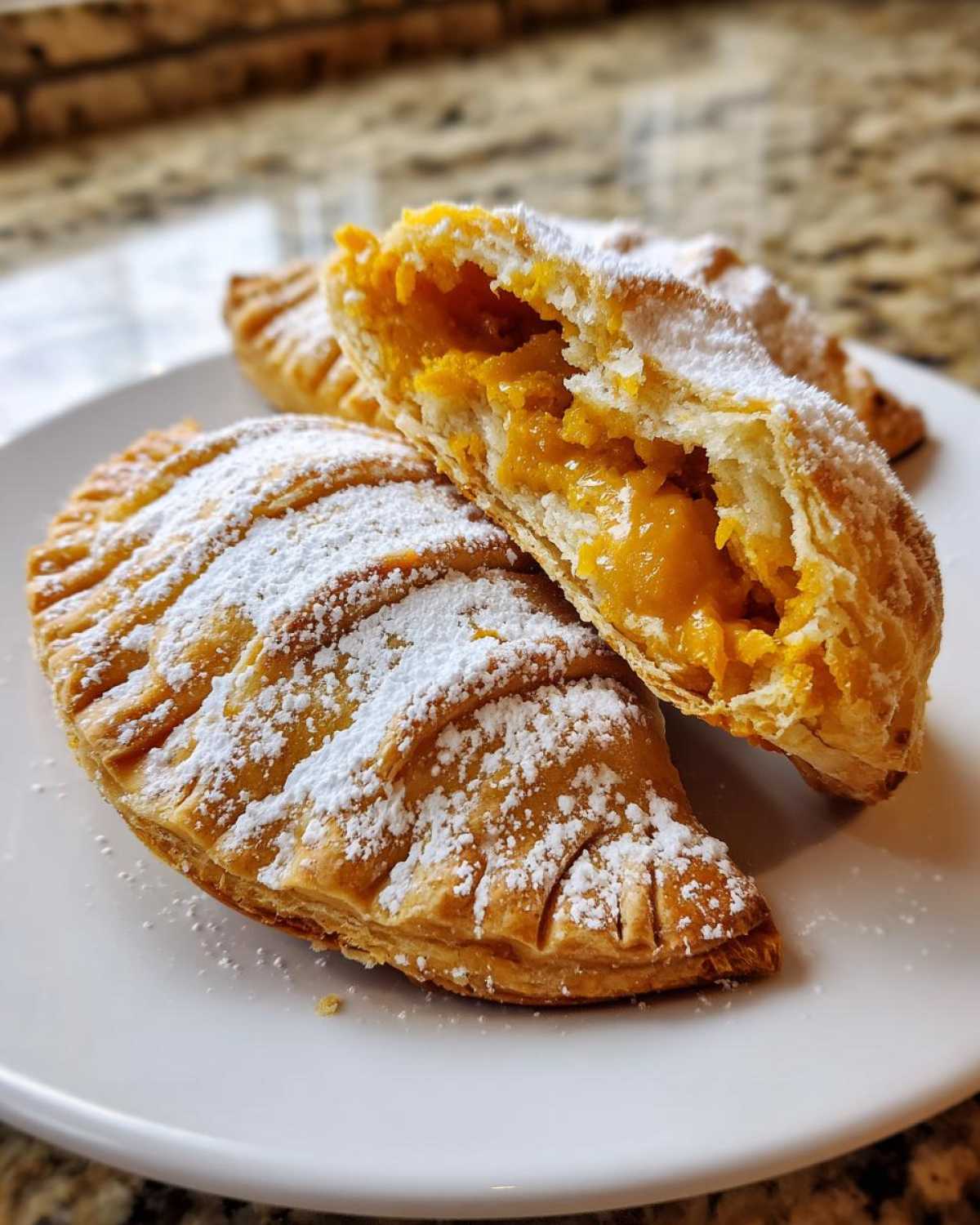 Easy Pumpkin Pie Turnovers - detail 2