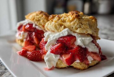 Easy Strawberry Shortcake with Biscuits