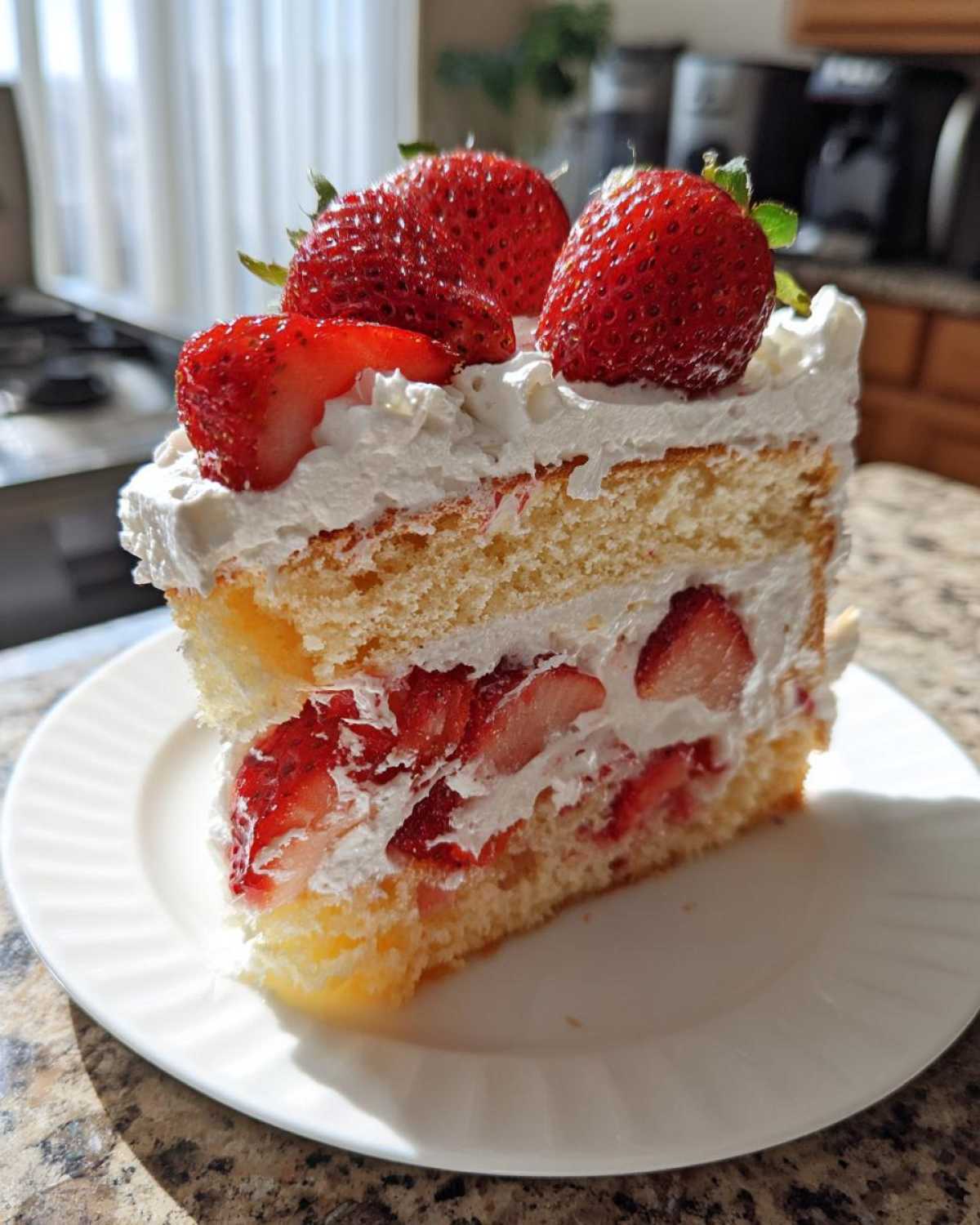 Fresh Strawberry Cream Cake - detail 2