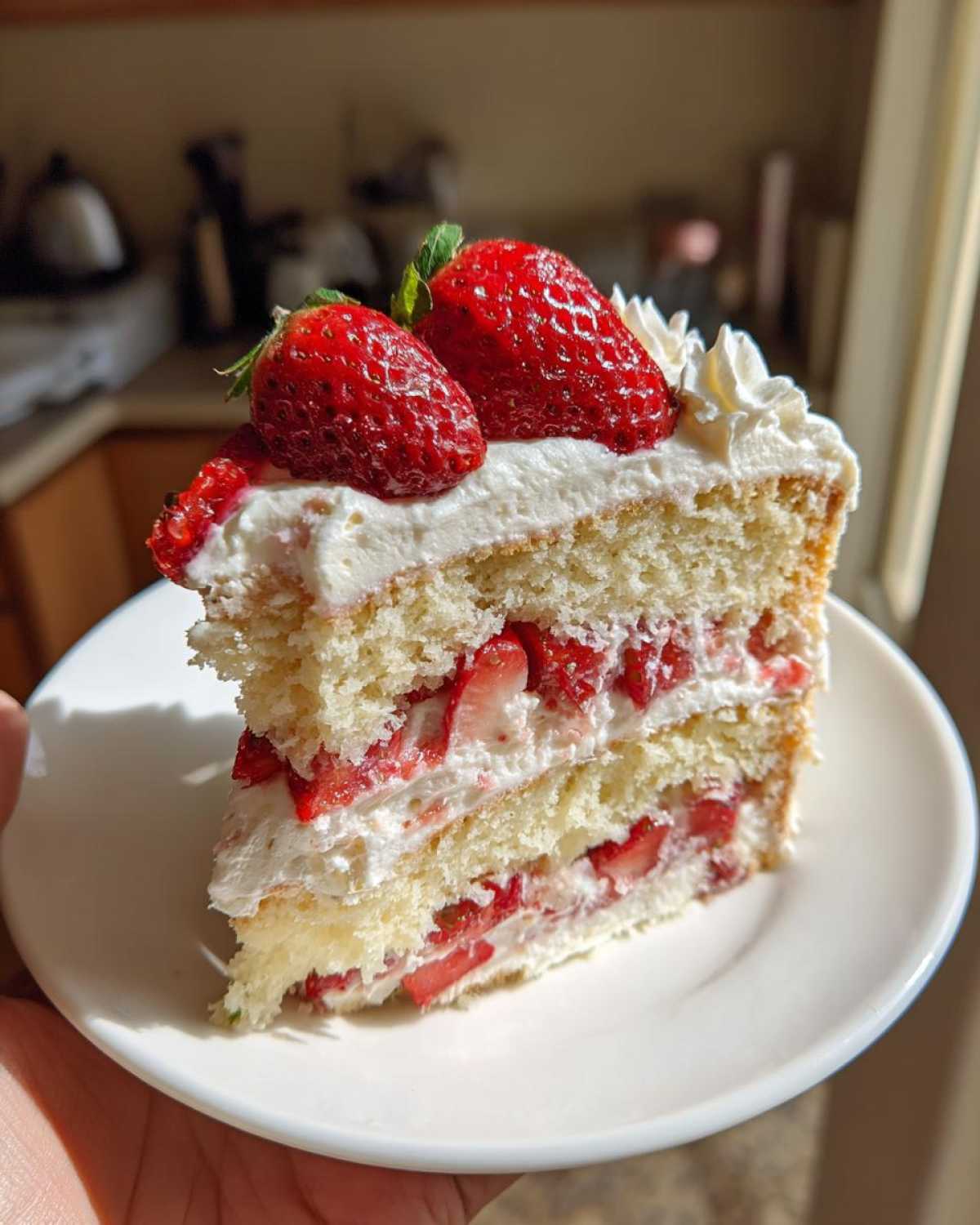 Fresh Strawberry Cream Cake - detail 3