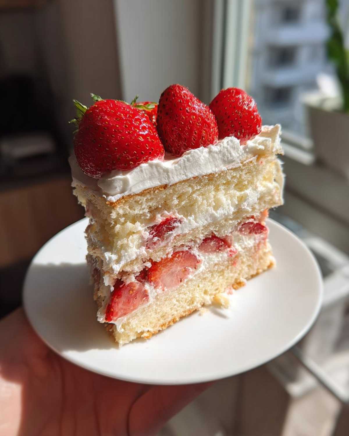 Fresh Strawberry Cream Cake - detail 4