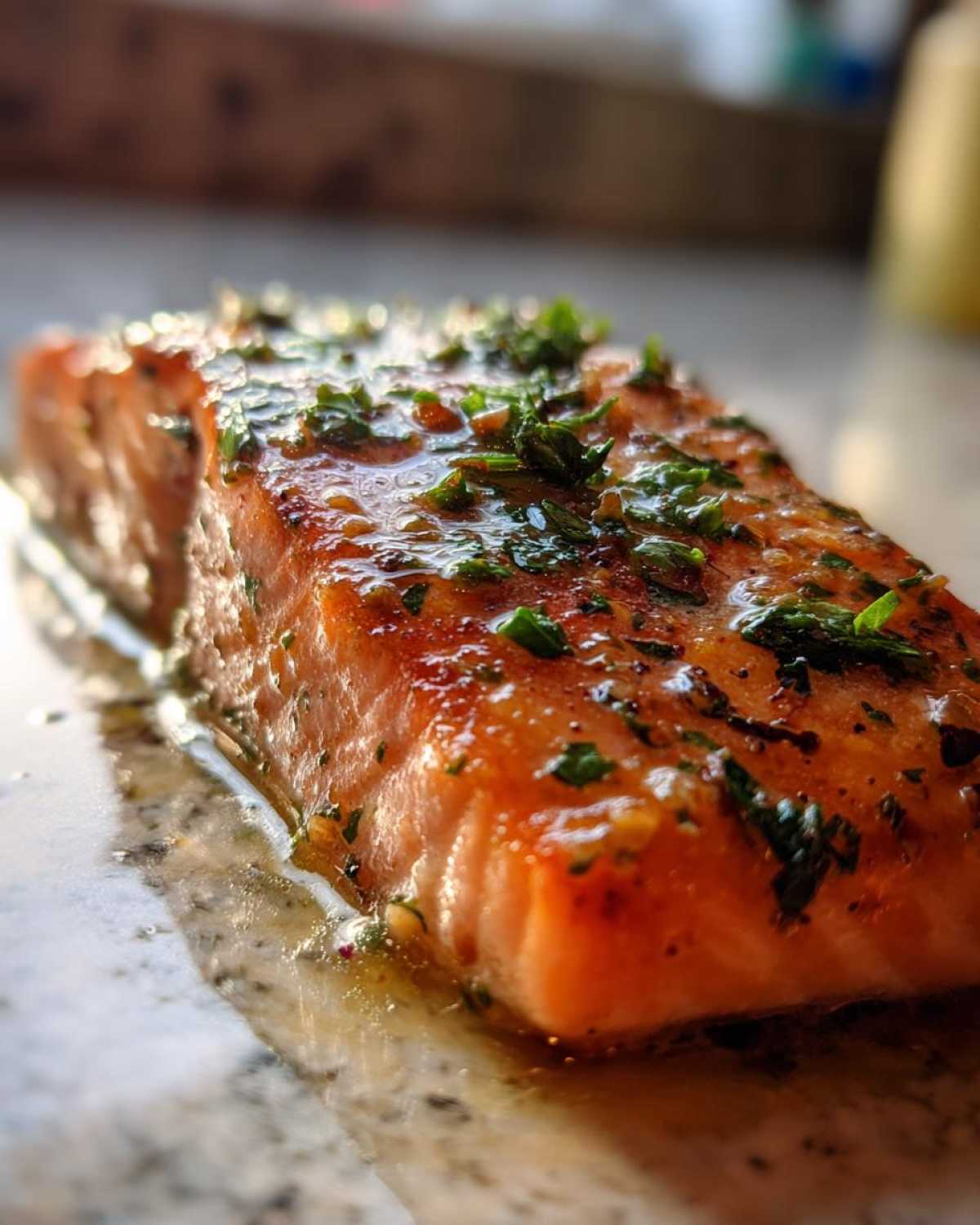 Garlic Butter Baked Salmon - detail 1