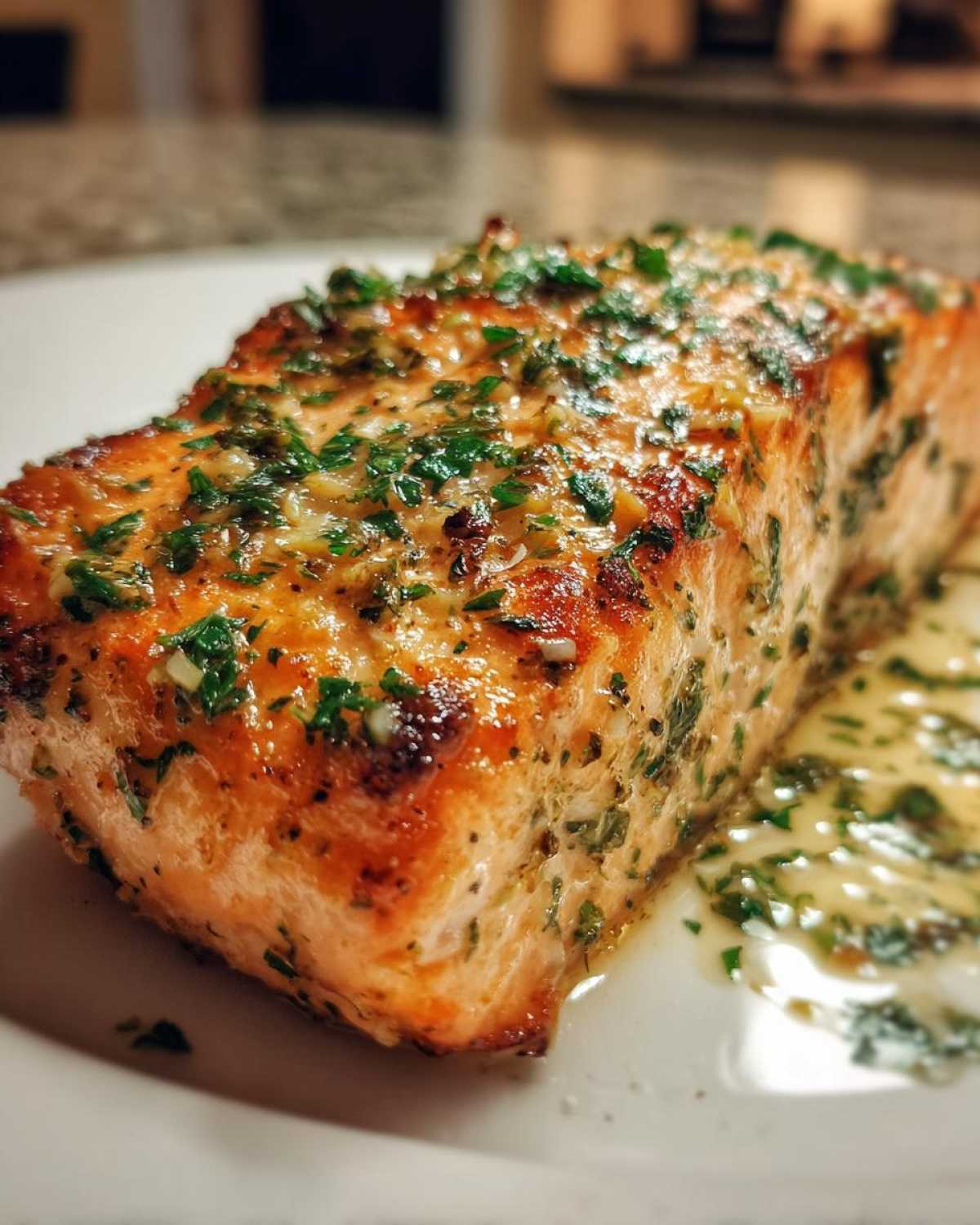 Garlic Butter Baked Salmon - detail 2