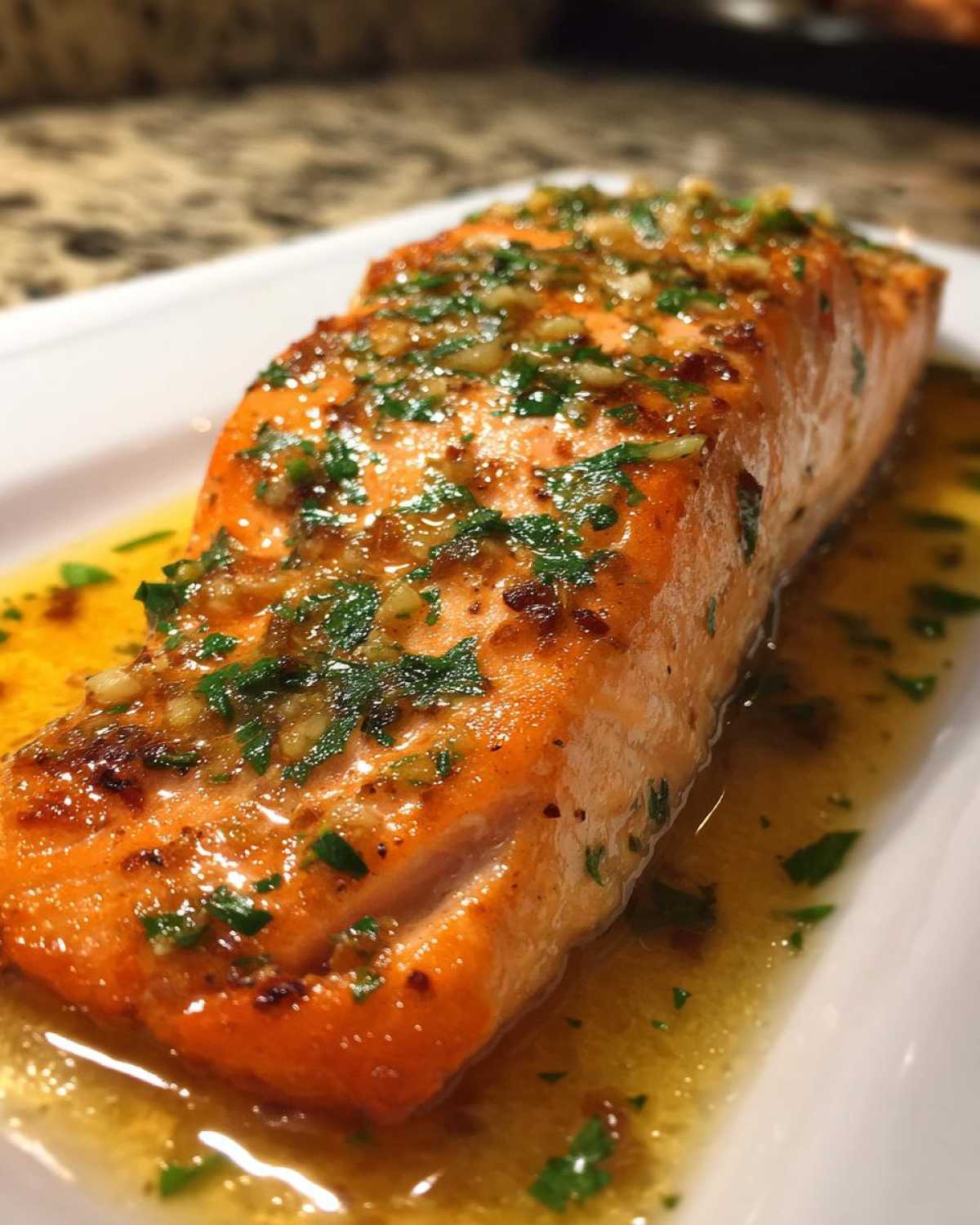 Garlic Butter Baked Salmon - detail 3
